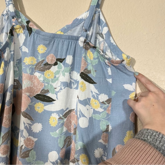 Torrid 00 fit and flare floral print tank top - Picture 9 of 14